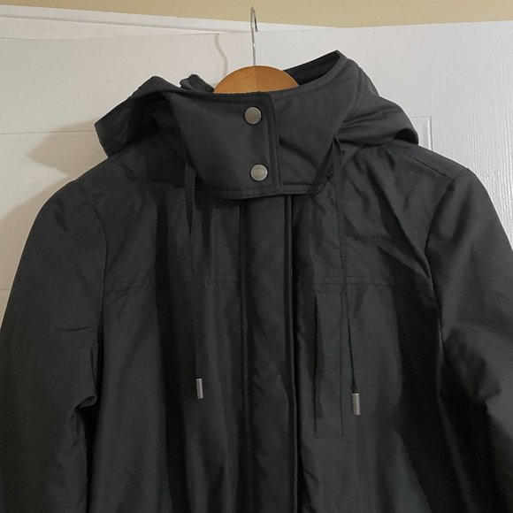 Abercrombie Black Winter Parka Jacket NWOT - Picture 6 of 9